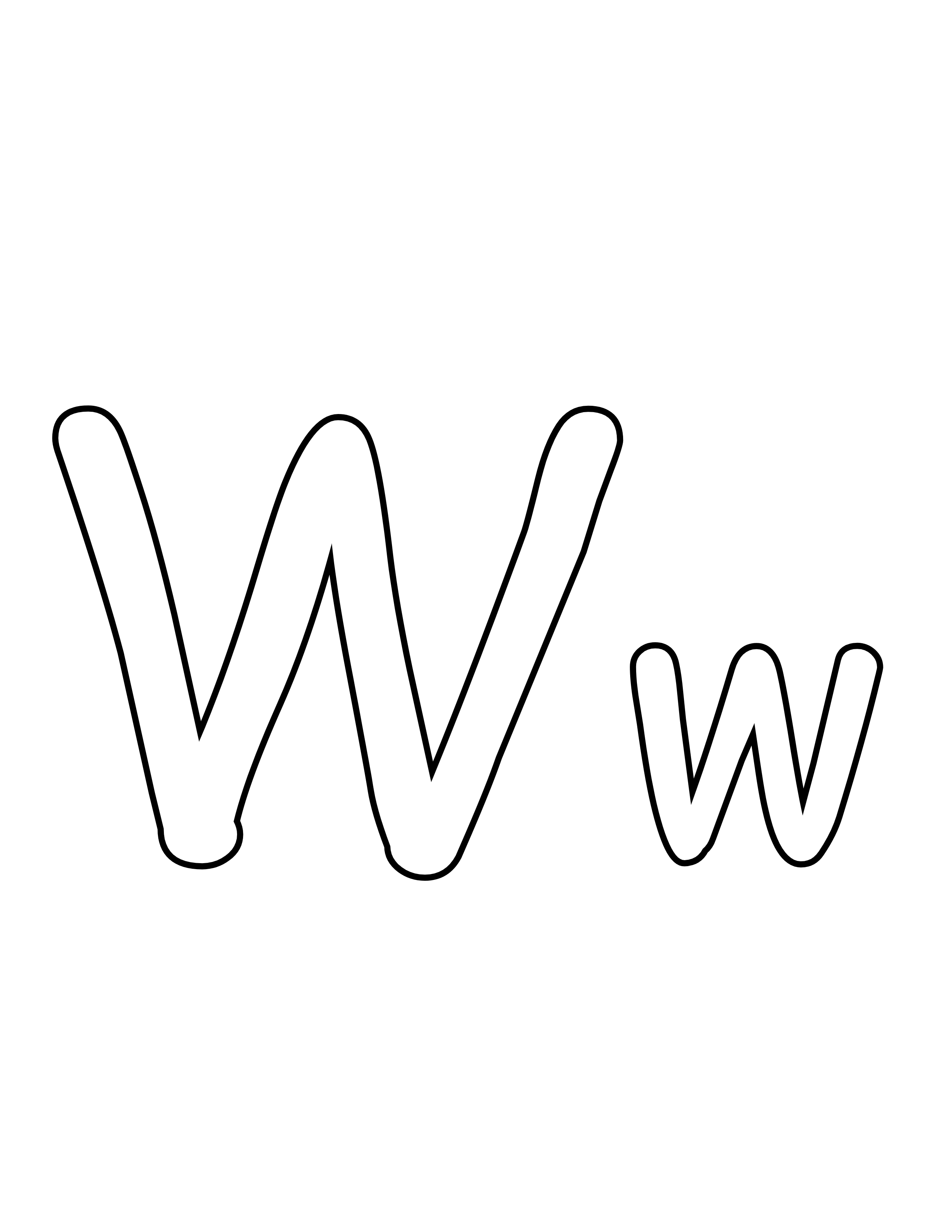 W is for