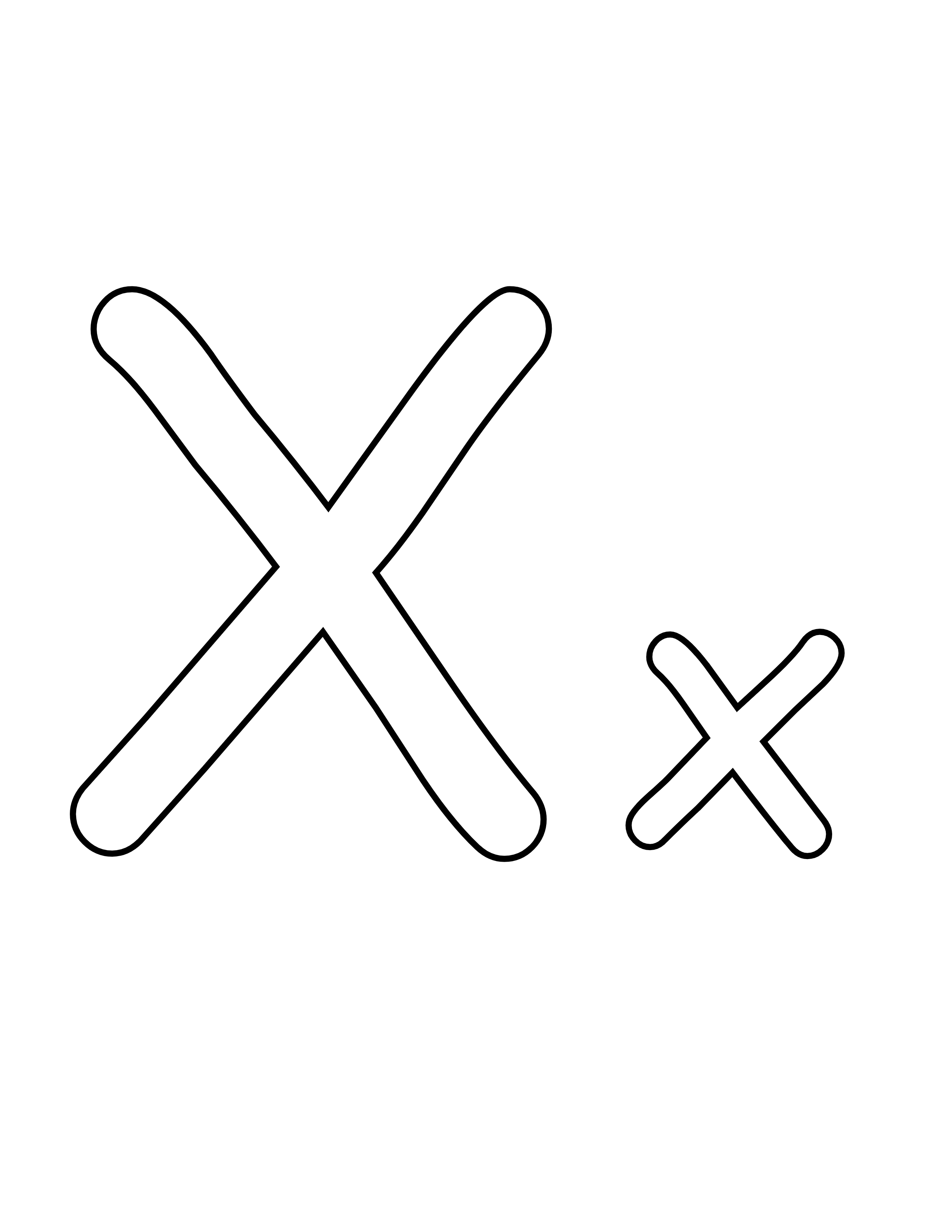 X is for